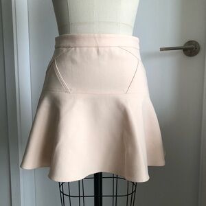 Club Monaco Peach Fit & Flare Skirt